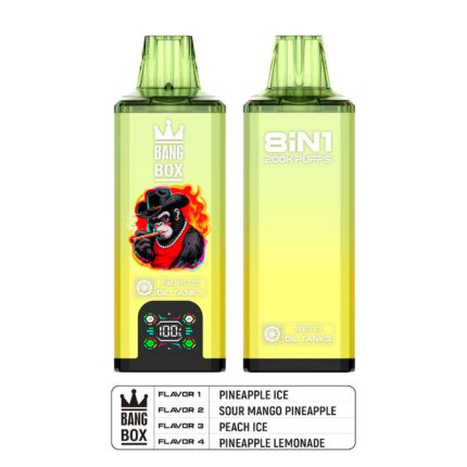 BANG BOX 200K 200000 Puff Vape monouso | 100 ml pre-riempito | 2%/3%/5% di nicotina | Ricaricabile