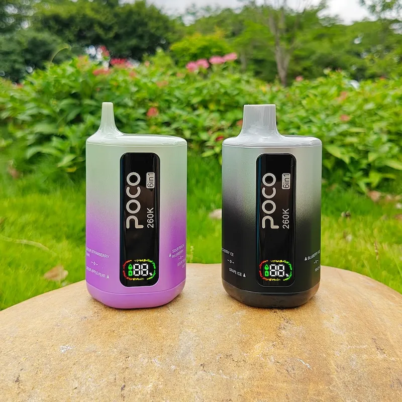 POCO 6 IN 1 260K sbuffi, POCO 6 IN 1 260K vaporizzatore, poco puff, 260000 sbuffi vape usa e getta, 6 in 1 vaporizzatore usa e getta Bazar Vape
