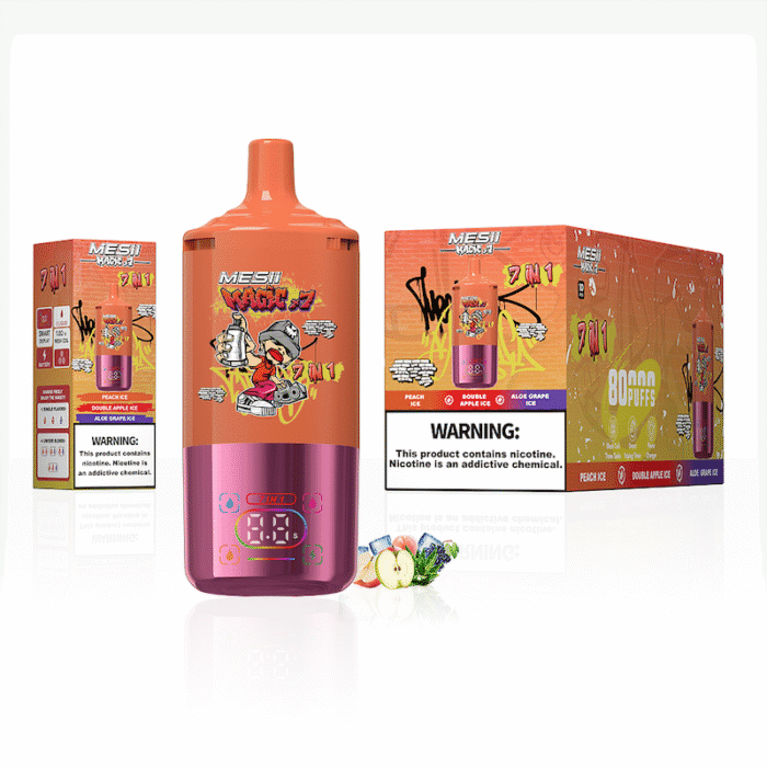 Mesii Magic 80000 80K puff 7in1 Triple Tank Disposable Vape Kit