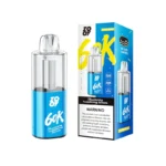 Size comparison of ZOOY 60000 puffs vape held in adult hand