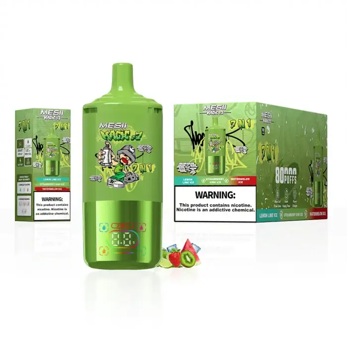 Mesii Magic 80000 80K puff 7in1 Triple Tank Disposable Vape Kit
