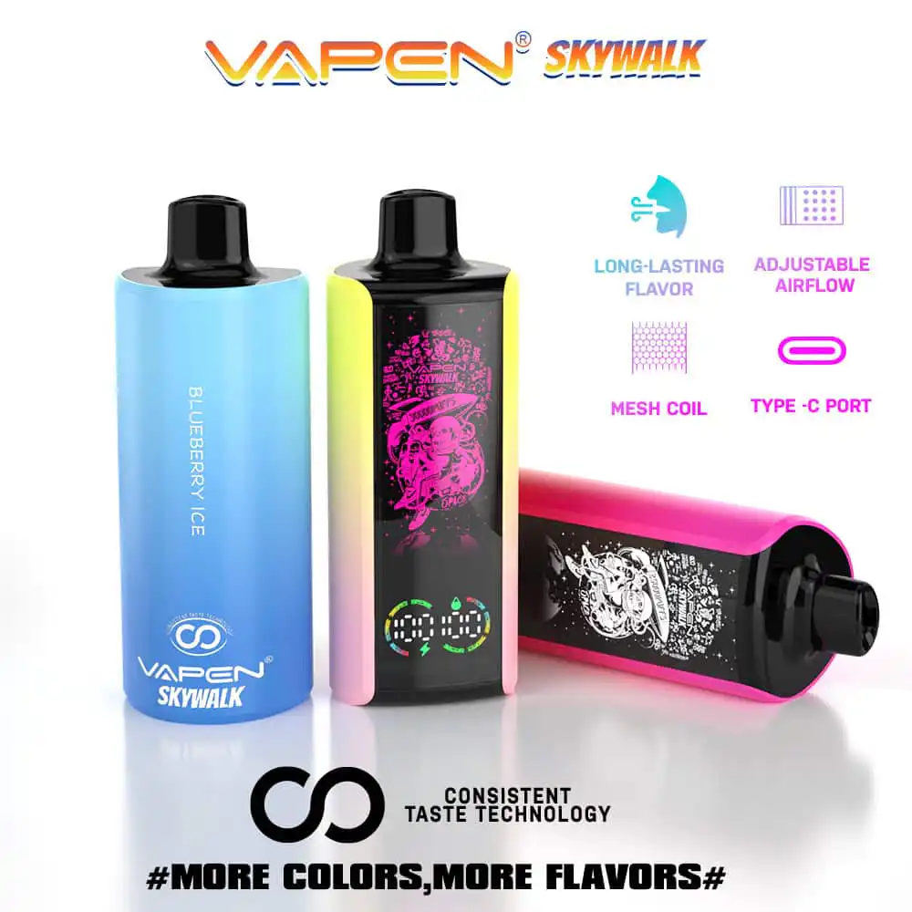 Vapen Skywalk 30K nadogradnja s 25K puffs jednokratne vape cigarete