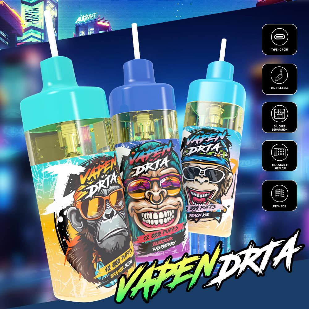 VAPEN DRTA 12000 PUFFS Sigaretta Elettronica Vaper Desechable Vape Stores  Puff 12k
