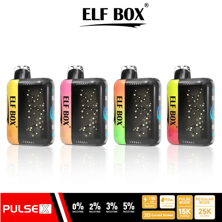 ELF BOX PULSE X 25000,elf box pulse x,elf box vape,elf box pulse,elf box pulse 25k Bazar Vape