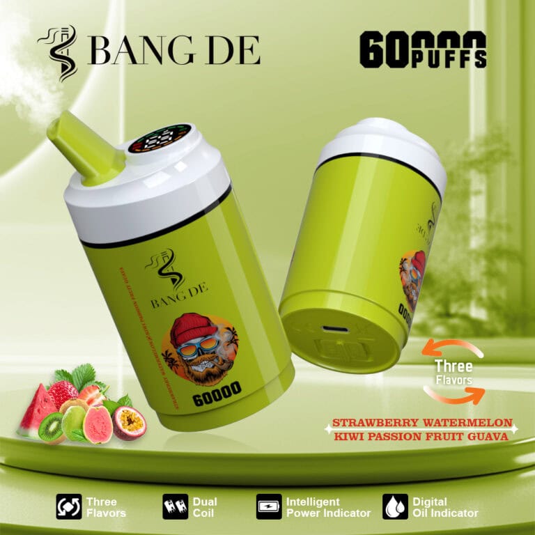 bang de 60k,bang de 60000,BANG DE 60000 vape,60K puff disposable vape,triple flavor disposable vape Bazar Vape