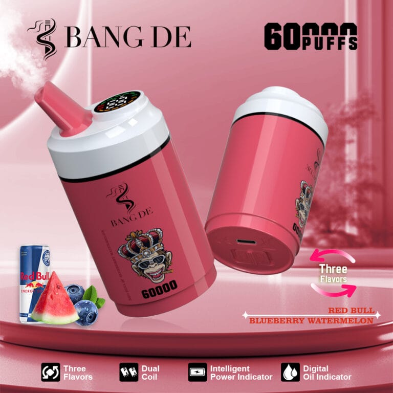 bang de 60k,bang de 60000,BANG DE 60000 vape,60K puff disposable vape,triple flavor disposable vape Bazar Vape