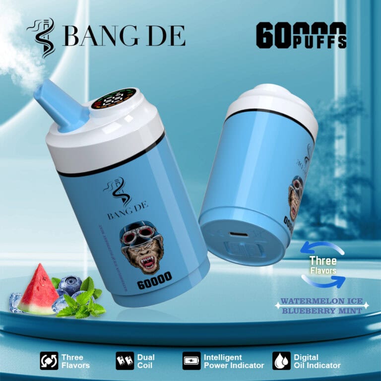 bang de 60k,bang de 60000,BANG DE 60000 vape,60K puff disposable vape,triple flavor disposable vape Bazar Vape