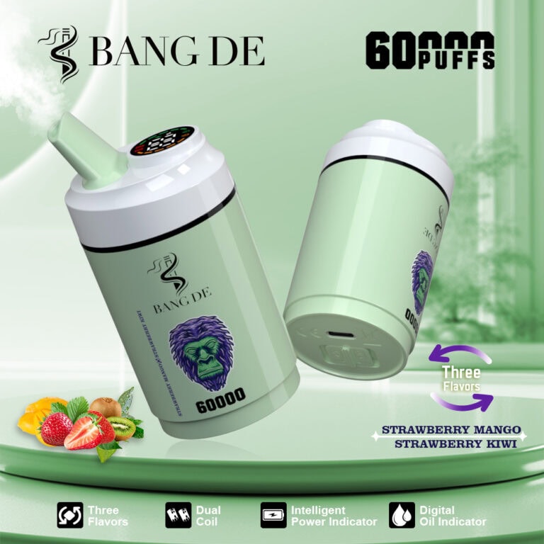bang de 60k,bang de 60000,BANG DE 60000 vape,60K puff disposable vape,triple flavor disposable vape Bazar Vape