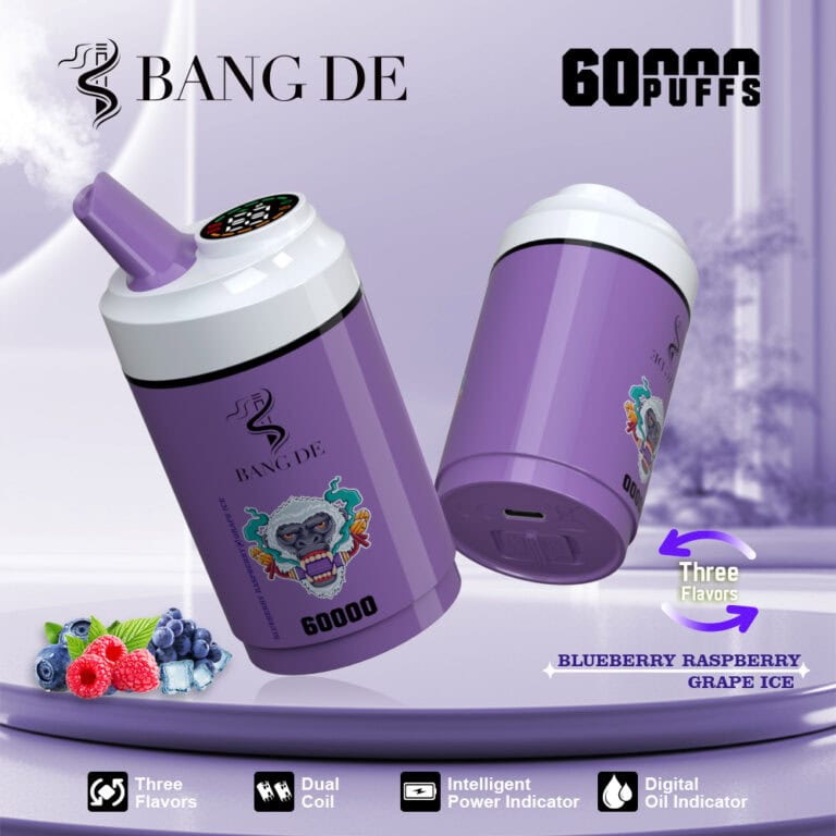 bang de 60k,bang de 60000,BANG DE 60000 vape,60K puff disposable vape,triple flavor disposable vape Bazar Vape