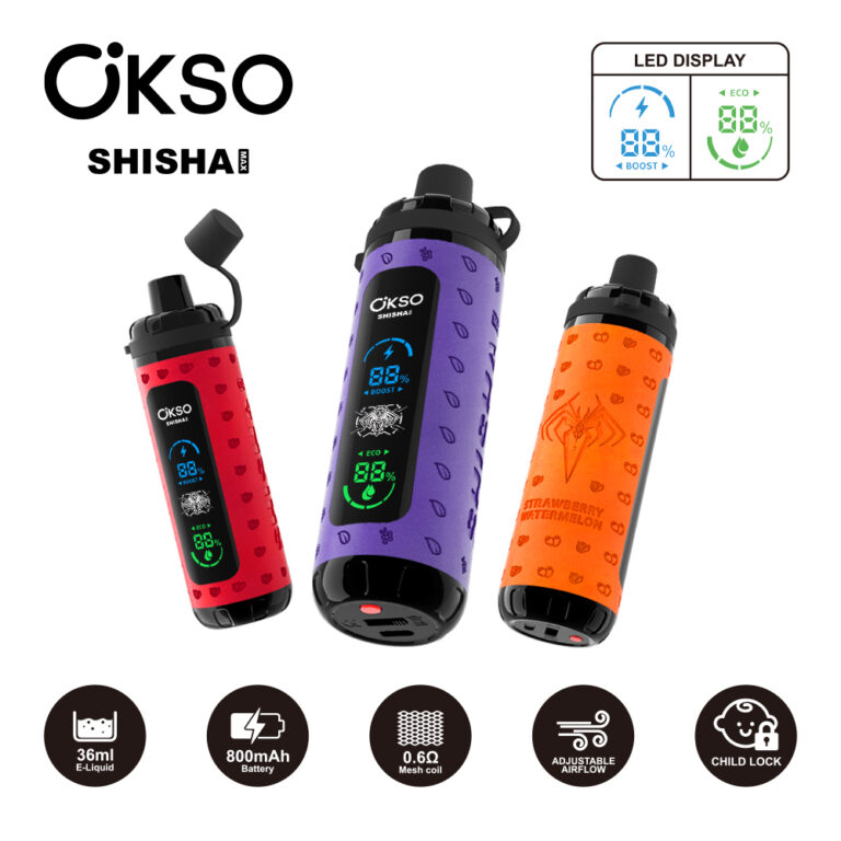OKSO ShiSha Max 40000,OKSO ShiSha Max 40000 puffs disposable vape,OKSO ShiSha Max 40K puffs vape,OKSO 40000 puffs shisha vape,OKSO 40K ShiSha Max disposable Bazar Vape