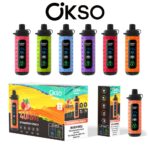 OKSO ShiSha Max 40000 40K Puffs Newest LED Display Leather Disposable Vape Pen