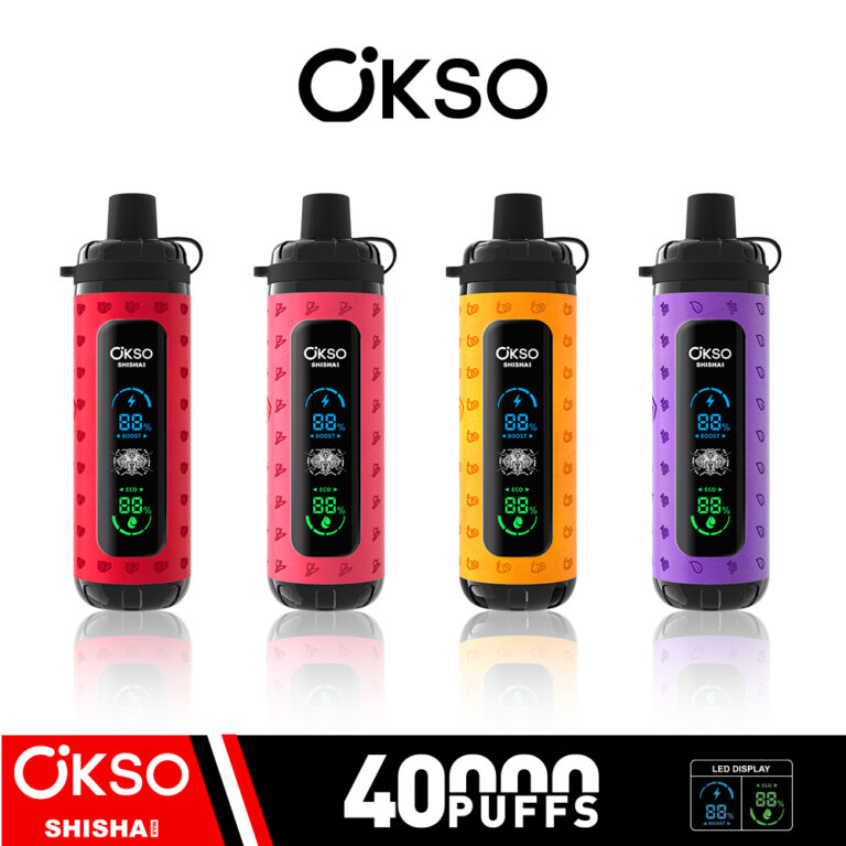 OKSO ShiSha Max 40000,OKSO ShiSha Max 40000 puffs disposable vape,OKSO ShiSha Max 40K puffs vape,OKSO 40000 puffs shisha vape,OKSO 40K ShiSha Max disposable Bazar Vape