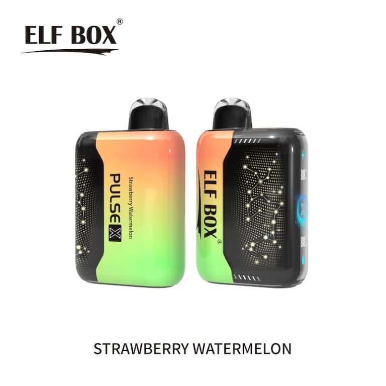 ELF BOX PULSE X 25000 Puffs 25k Rechargeable Disposable Vape | 18mL | Dual Mesh Coil | AI Power | 0/2/3/5% Nicotine