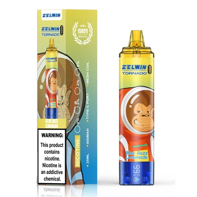 2024 Europe Hot Seller Zelwin15000 Puffs Screen Display E Cigarette Randm Tornado Vopk Disposable Vape Pen Wholesale 3