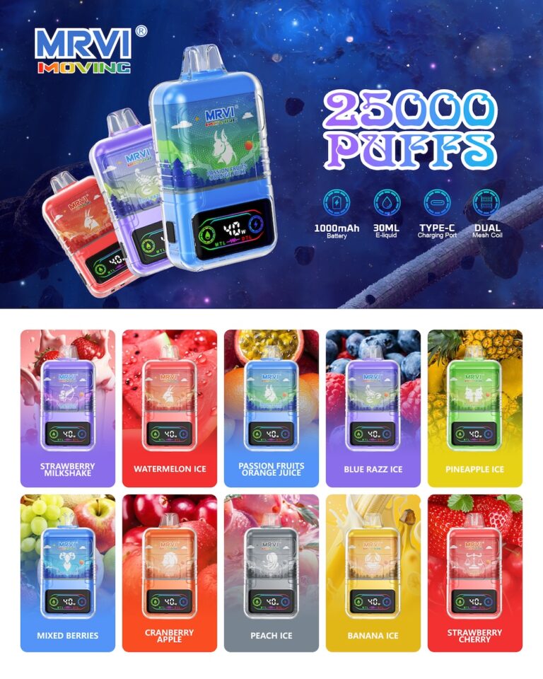 MRVI Moving 25000,mrvi moving 25000 puffs,mrvi moving vape,mrvi moving 25k,mrvi moving puff Bazar Vape