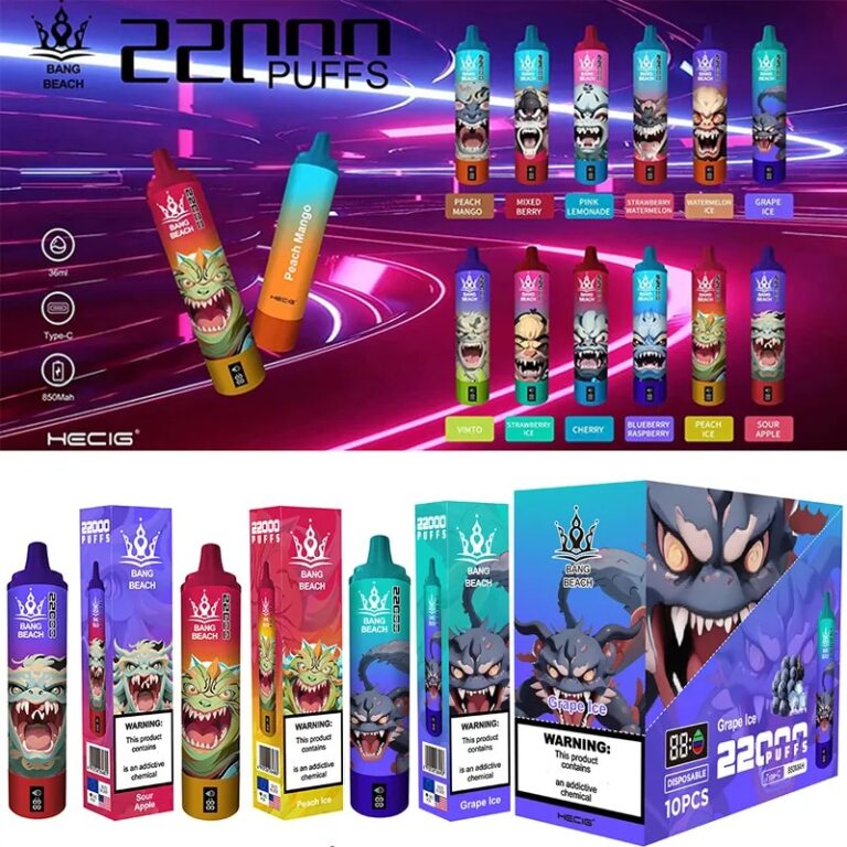 bang beach 22000,longest lasting disposable vape,Bang Beach vape 22000,rechargeable disposable vape Bazar Vape