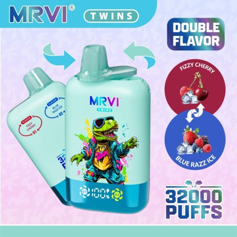 MRVI Twins 32000,mrvi twins 32k,mrvi twins vape,mrvi twins 32000 puffs,mrvi 32k puffs Bazar Vape
