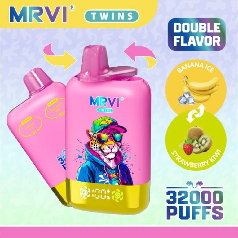MRVI Twins 32000,mrvi twins 32k,mrvi twins vape,mrvi twins 32000 puffs,mrvi 32k puffs Bazar Vape