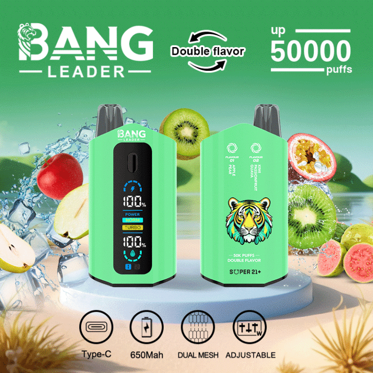 BANG LEADER 50000,bang leader 50k,bang leader vape,bang leader 50000 puff,vaper bang leader 50000 puffs Bazar Vape
