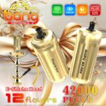 Bang E-Shisha Head 42000 42K Puffs Gold LED Display Disposable Vape