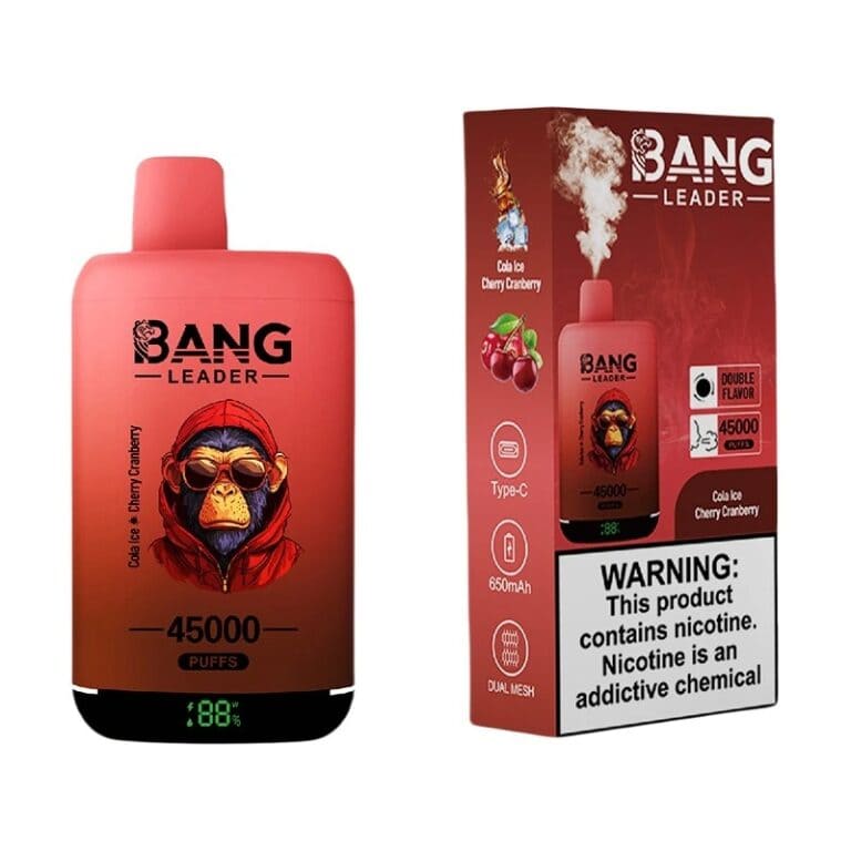 Bang Leader 45k 45000 Puffs Vape | Dual Tank Rechargeable Disposable Vape