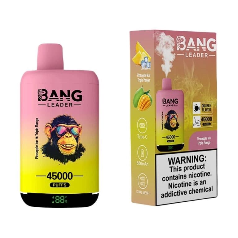 Bang Leader 45k 45000 Puffs Vape | Dual Tank Rechargeable Disposable Vape
