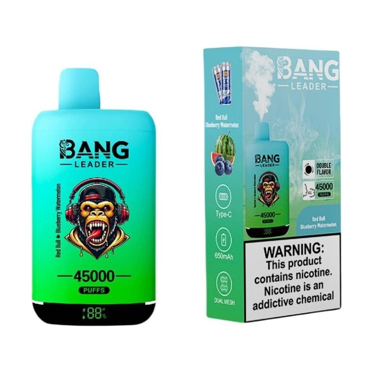 Bang Leader 45k 45000 Puffs Vape | Dual Tank Rechargeable Disposable Vape