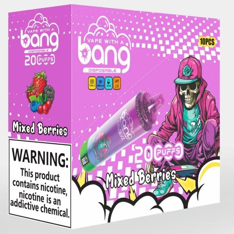 Bang Vape 20000puffs Bar High Quality E Cigarette Randm 20K Puffs Wholesale Disposable Vape Pod with Digital Display 2