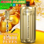 Bang E-Shisha Head 42000 42K Puffs Gold LED Display Disposable Vape
