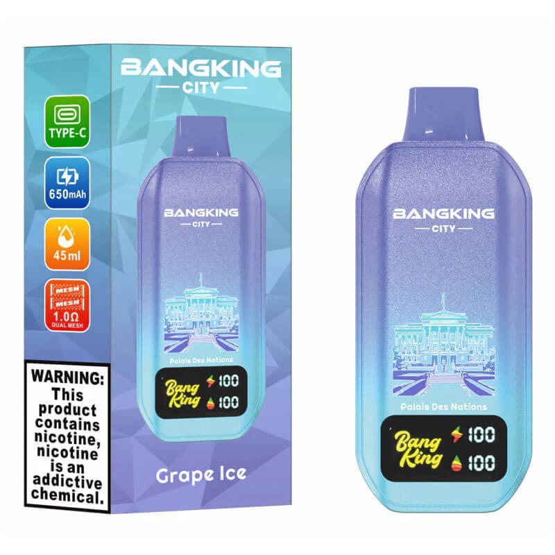 Bang King City 50000 Puffs Disposable Vape - Longest Lasting Vape Bang King City 50000 Puffs Disposable Vape - Longest Lasting Vape