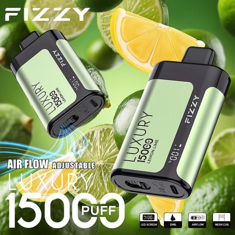 Fizzy Luxury 15000 Puffs Disposable Vape LEMON LIME