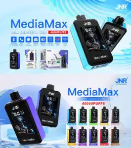 JNR MediaMax 40000 40k Puffs Disposable Vape – 14mL Prefilled, 20+ Flavors
