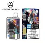 UZY Crystal Twin 50K Puff Disposable Vape - 50000 Puffs, 2 Flavors in 1