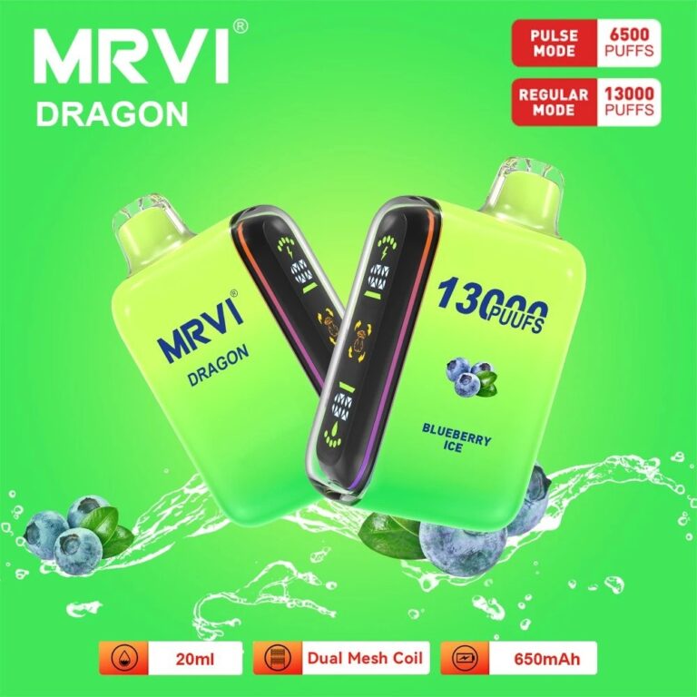 Original Mrvi Dragon 6500 13000 Puffs 13K 15K Disposable E Cigarette Device Puff Rechargeable Display Screen Optional Wholesale I Vape Geek Bar 2