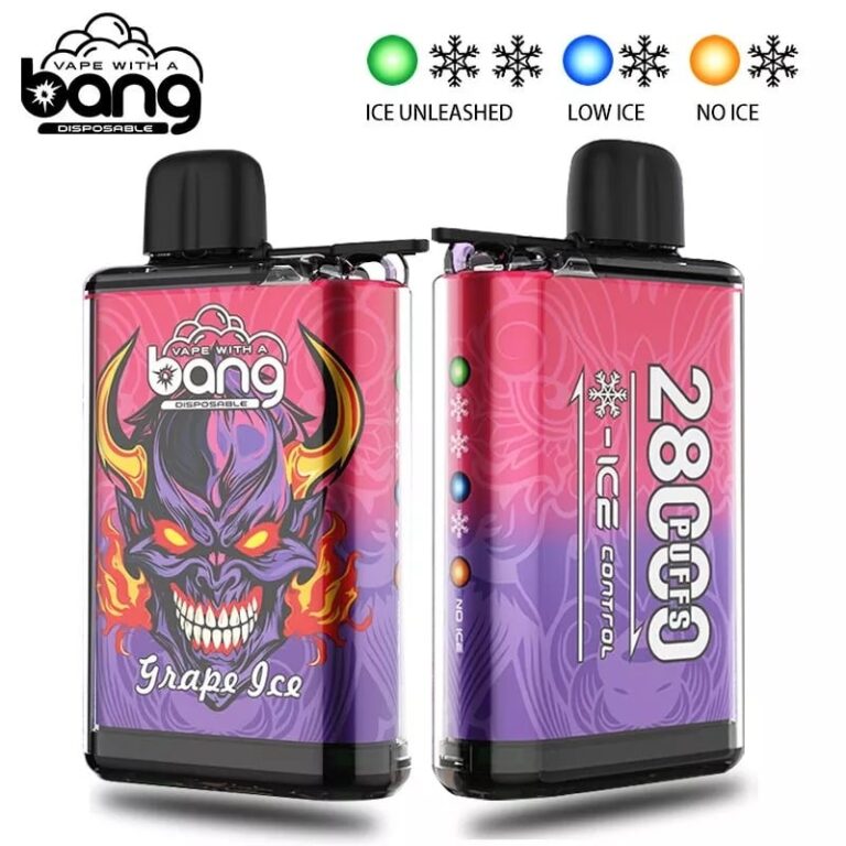 Bang 28000 28K Puffs Original Adjustable Ice level Disposable Vape Pen