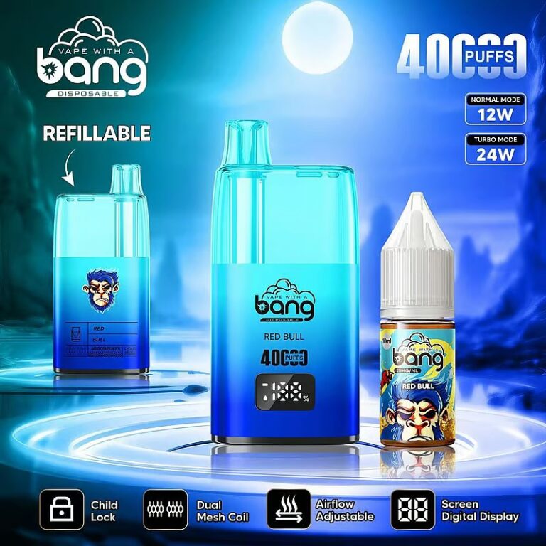 Sleek Vape Bang 40000 Puffs Red Bull