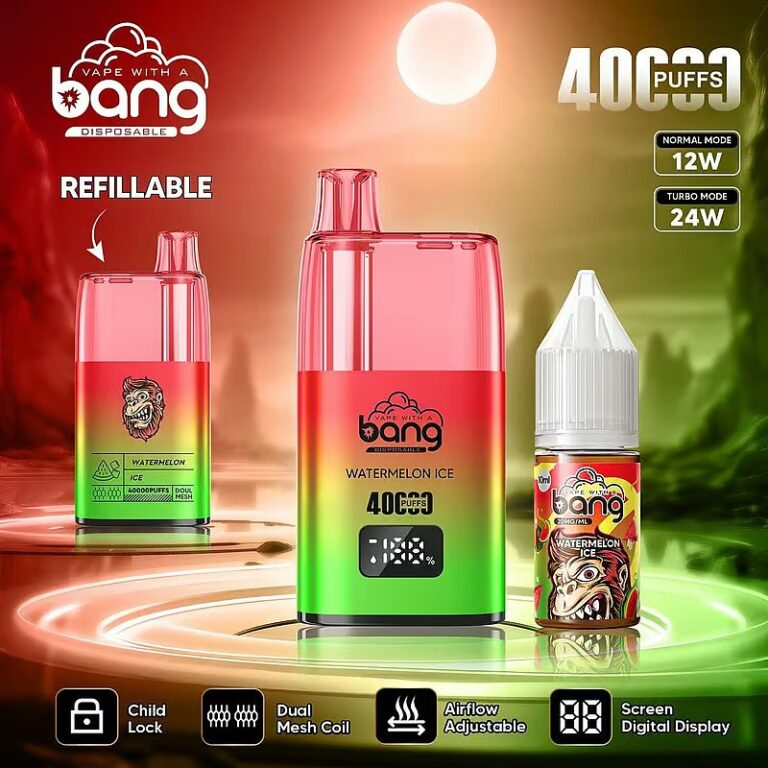 Sleek Vape Bang 40000 Puffs Watermelon Ice