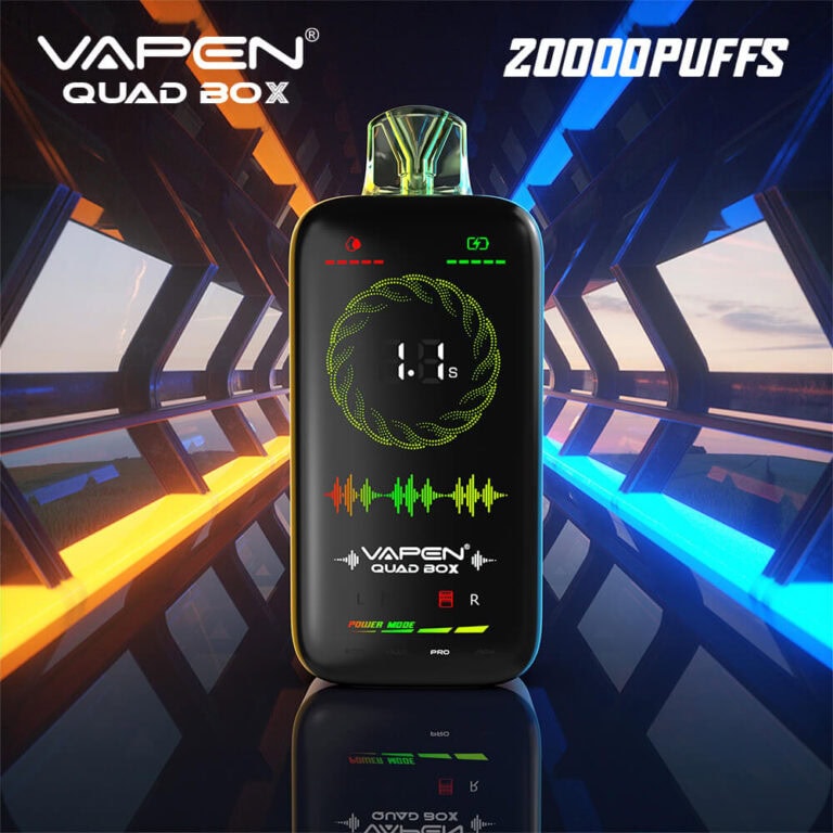 VAPEN QUAD BOX full screen quad mode dual mesh coil disposable vape