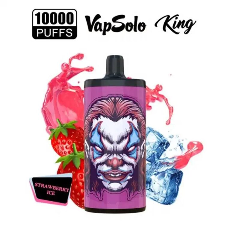 Vapsolo King 10000 Puffs Disposable Vape Wholesale Strawberry Ice