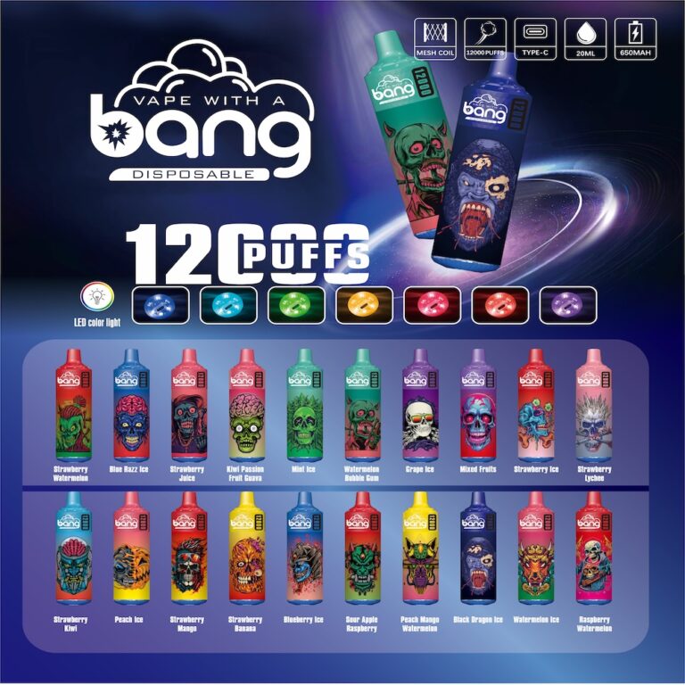 Bang Box 12000 Puffs | 650mAh Disposable Vape | 23ml Prefilled Pod