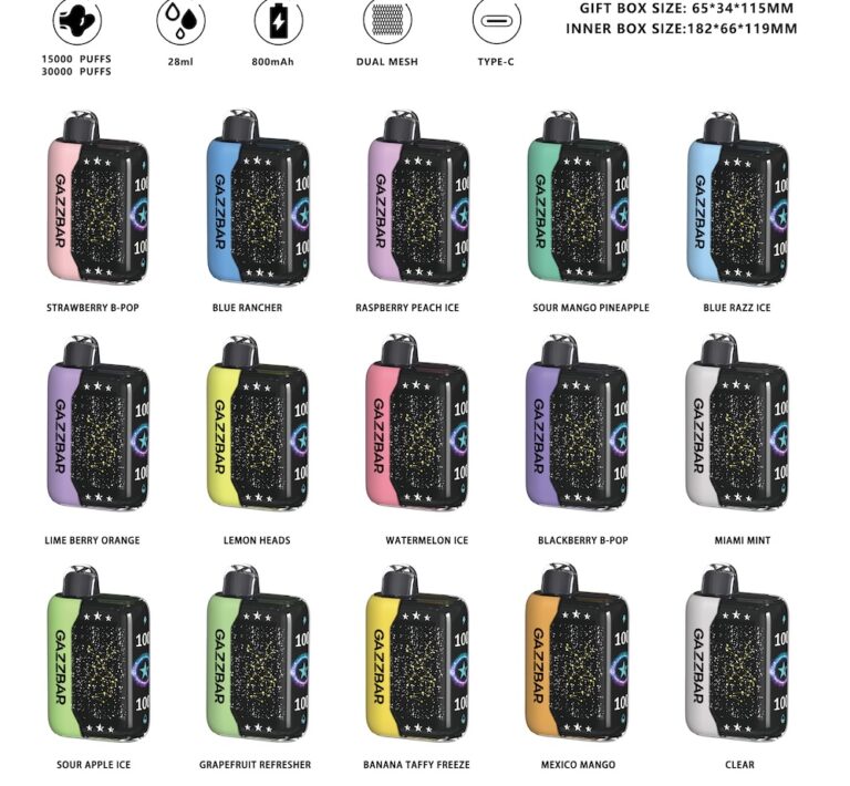 Gazzbar 30000,gazzbar 30k,gazzbar 30000 puff,gazzbar 30k puff,Puff 30k Disposable Vape Bazar Vape