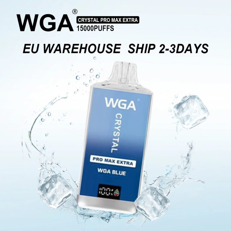 Wga 15K Crystal 15000 Puffs Shisha Electronic Cigarette Original Factory Vaper 3days Delivery EU Warehouse Poco Wga Crystal 15K 2
