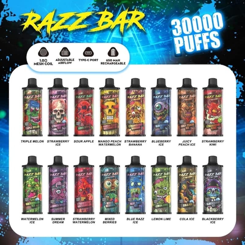 Puff Razz Bar 30000 