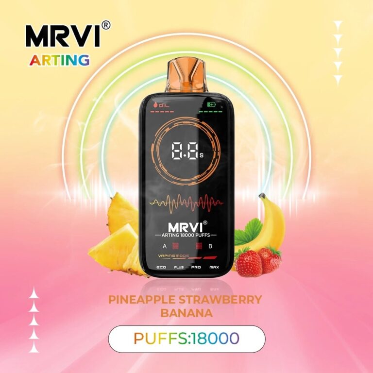 Wholesale Disposable Vape Yuerwei Mrvi 18K Vape Bar E Cigarettes 26ml 18000 Puffs Empty Vape with Full Screen Display with Drop Shipping Nicotin Vape Puff E Cig 1