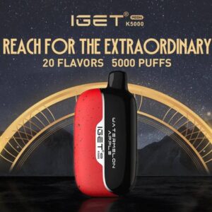 IGET Moon K5000 Disposable Vape – 5000 Puffs, 5% Nicotine, Rechargeable
