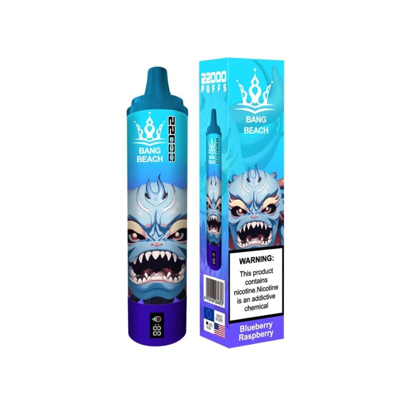 bang beach 22k Bang Beach 22000 Puffs Vaper | 36ml Pre-filled, 0-5% Nicotine, Rechargeable Disposable Vape
