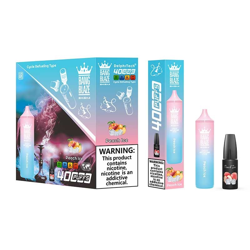 Bang Blaze 40k 40000 Puffs 2% 5% Nicotine Riginal Refillable Oil Vape sigaretta elettronica Bang Blaze 40k 40000 Puffs 2% 5% Nicotine Riginal Refillable Oil Vape sigaretta elettronica