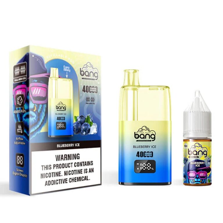 Bang 40000 40K Puffs LED Digital Display Screen Refillable Oil Vape