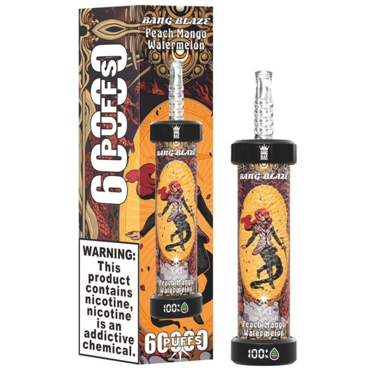 Bang Blaze 60K,Bang Blaze 60000 puff,60000 Puffs,Rechargeable Disposable Vape,Bang Blaze series flavors Bazar Vape