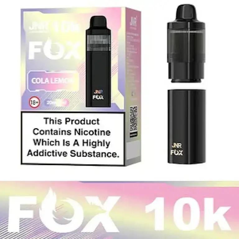 JNR Fox 10000,jnr fox 10k,jnr fox vape,jnr fox vape pods,jnr fox refills Bazar Vape